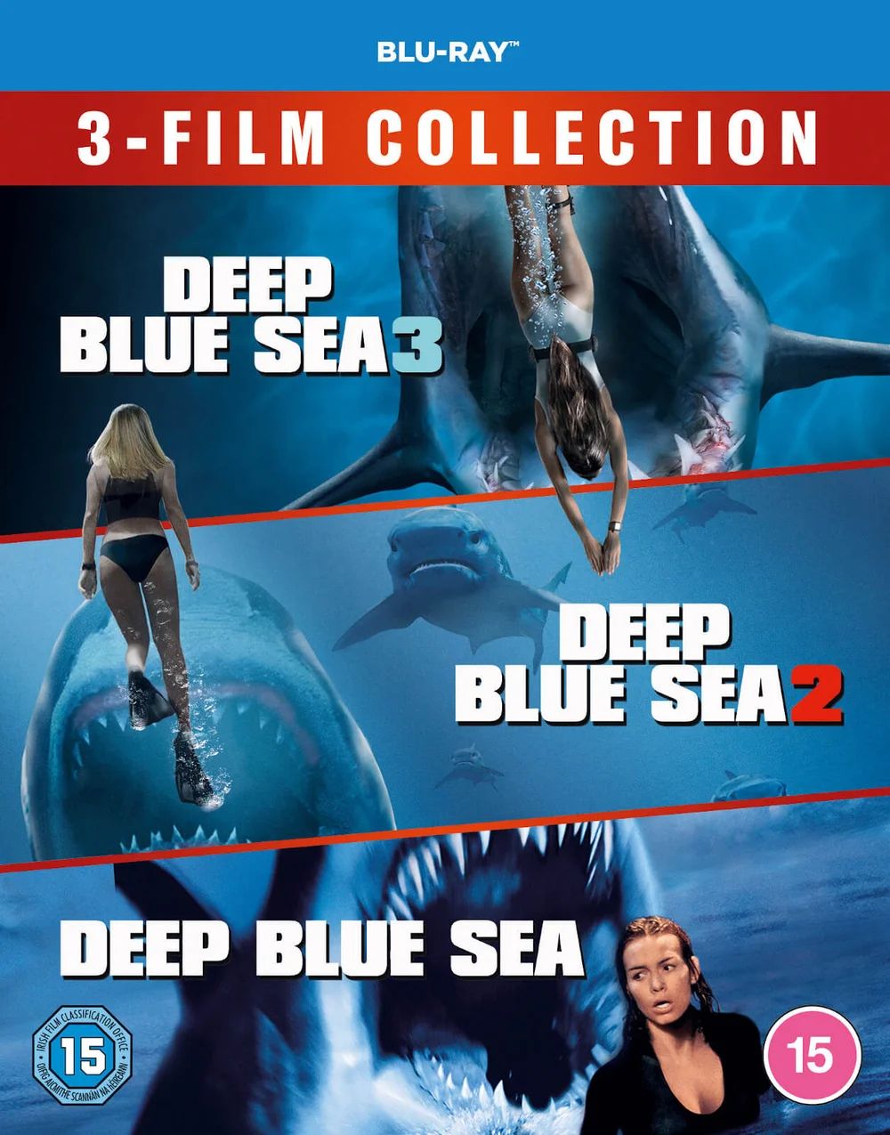 Collection de 3 films Deep Blue Sea Image 1