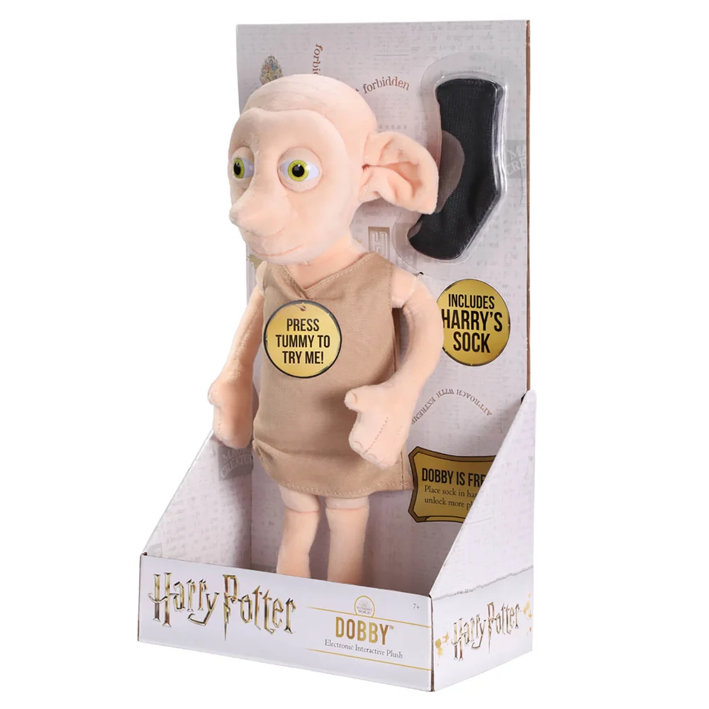 Noble Collection Peluche interactive Dobby Harry Potter Image 1