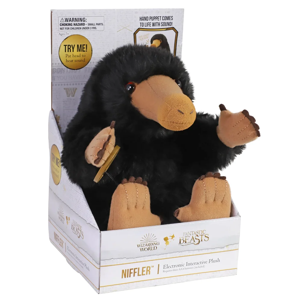 Noble Collection Harry Potter Niffler Peluche électronique interactive 23 cm Image 1