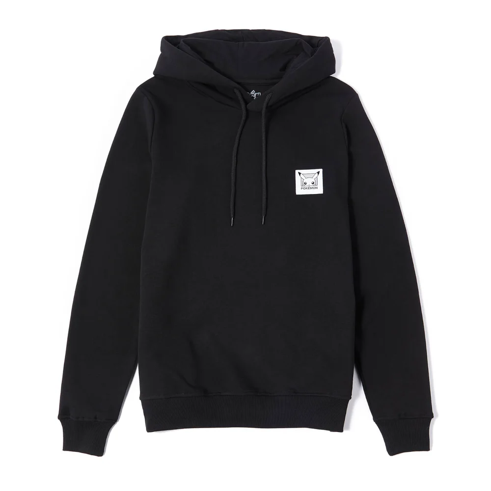 Pokémon Pikachu Patch Sweat à capuche - Noir - S Image 1