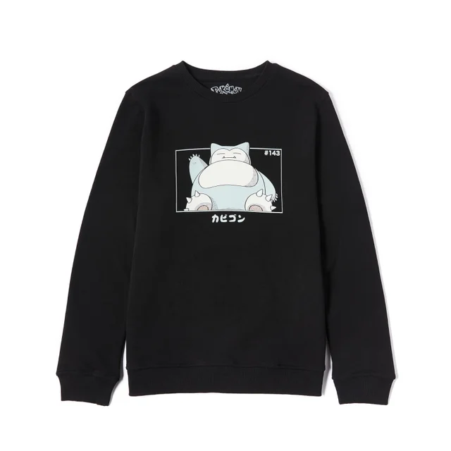 Pokémon Ronflex Sweatshirt - Noir