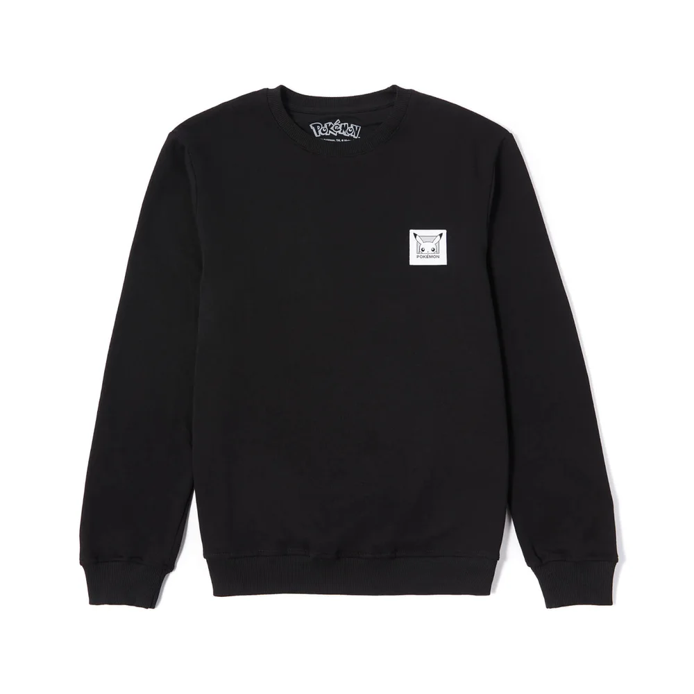 Pokémon Pikachu Patch Sweatshirt - Noir - S Image 1