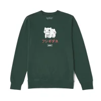 Pokémon Bulbizarre Evolution Evolution Sweatshirt - Vert Forêt