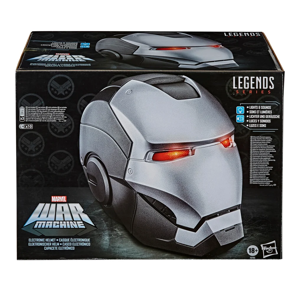 Hasbro Marvel Legends Avengers War Machine Casque de jeu Image 1