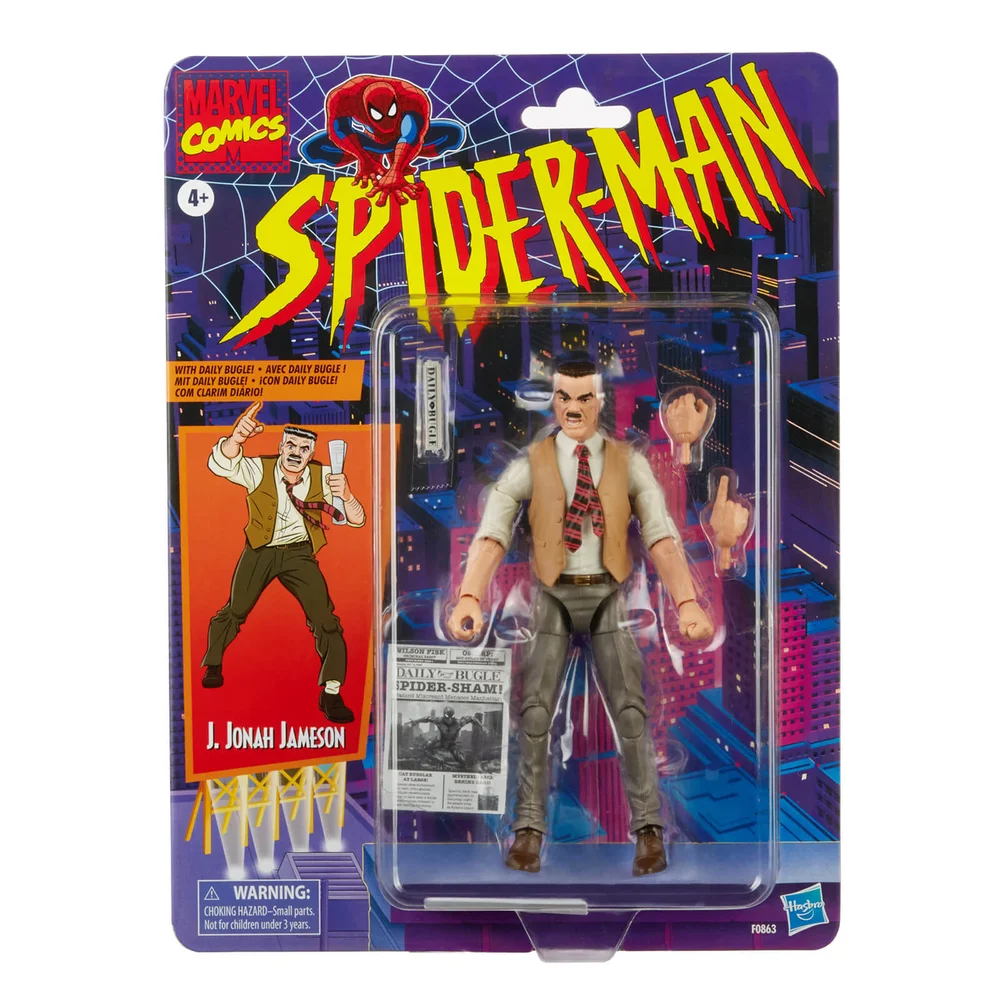 Hasbro Marvel Legends J. Jonah Jameson Vintage Figurine de Collection 15 cm Image 1