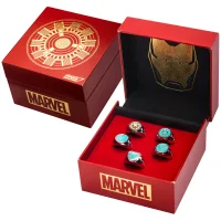 Set de répliques en Édition limitée de la bague à réacteur d'arc de Marvel Iron Man