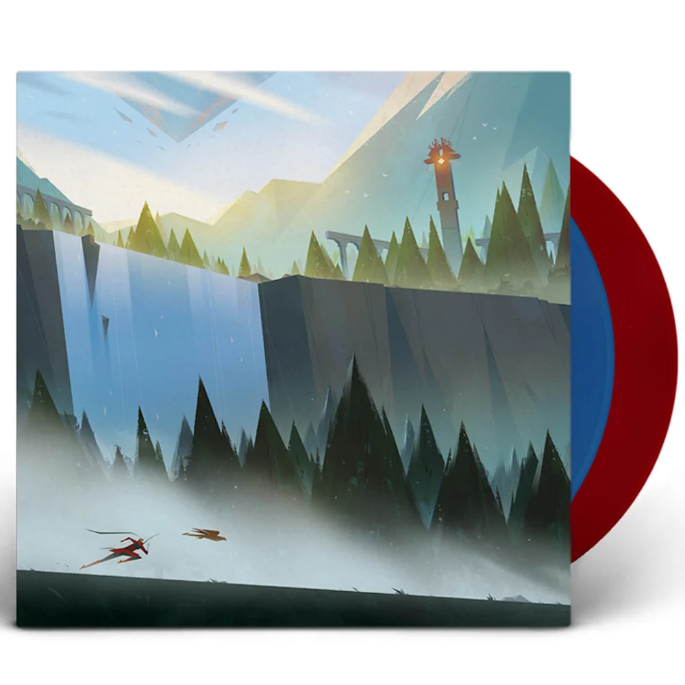 iam8bit - The Pathless 2xLP (Bleu purifié et Rouge damné) Image 1
