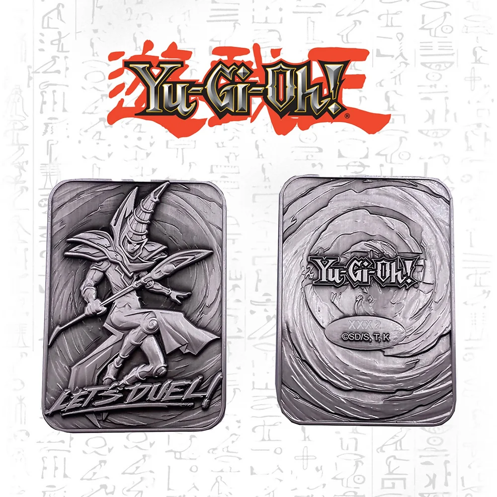 Fanattik Yu-Gi-Oh! Magicien Sombre Carte Métallique à Collectionner Plaqué Argent Edition Limitée Image 1