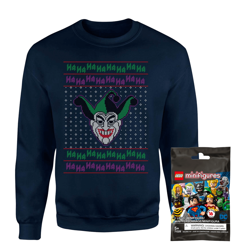 DC Sweatshirt & Lego Minifigure Bundle - Homme - S Image 1