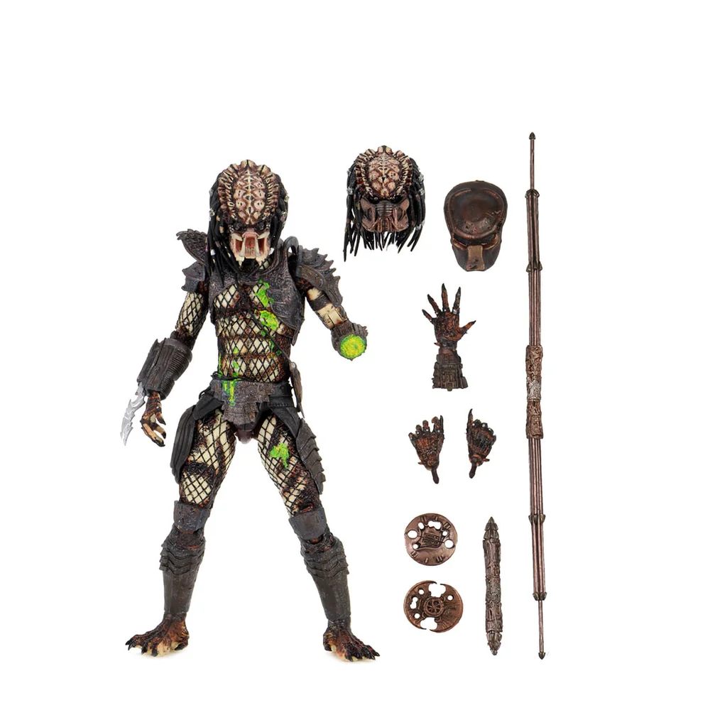 NECA Predator 2 Ultimate Battle Damaged City Hunter 7 Inch Scale Action Figure Image 1