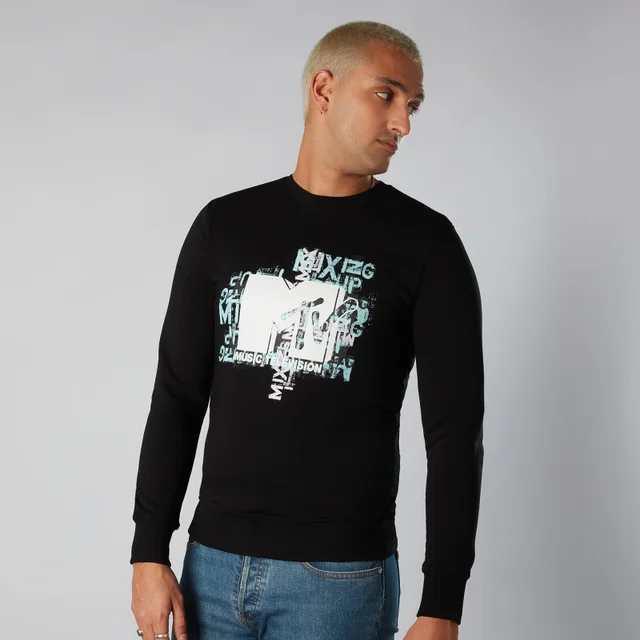 MTV Typography Sweatshirt - Noir