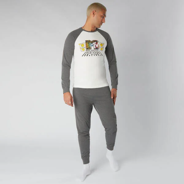 MTV Decks Homme Ensemble Pyjama - Gris - S Image 1