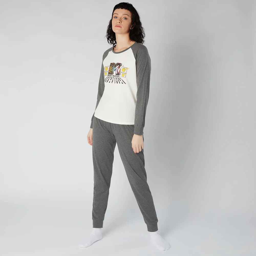 MTV Decks Femme Ensemble Pyjama - Gris - XS Image 1