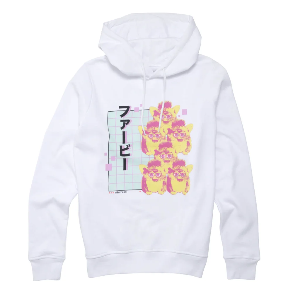 Furby Glitched Hoodie - White - S Image 1
