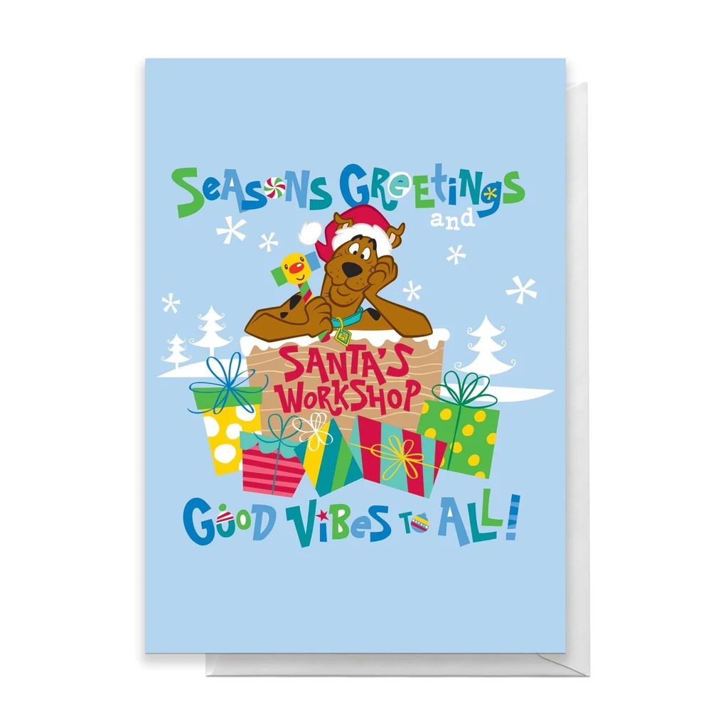Scooby Doo Seasons Greetings Good Vibes All Greetings Card - Standard Card Image 1