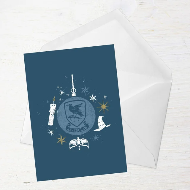 Harry Potter Ravenclaw Christmas Greetings Card