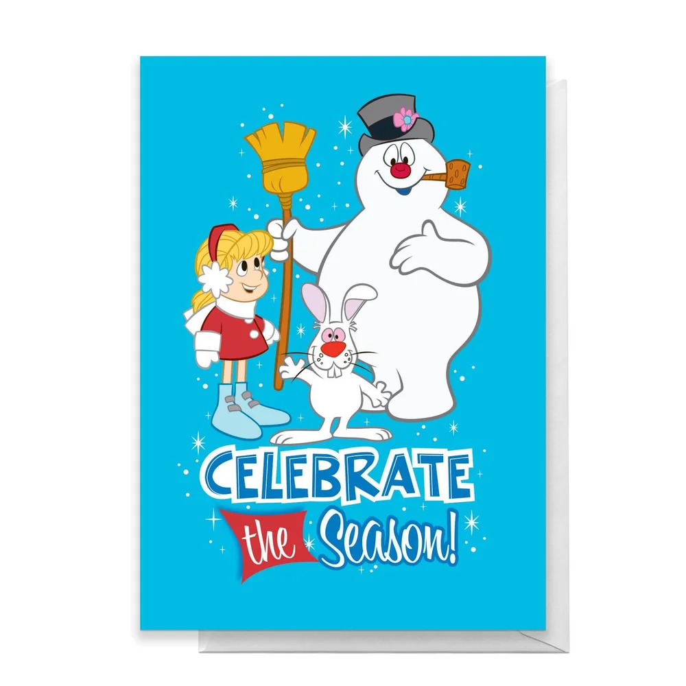 Celebrate The Season Greetings Card - Giant Card Image 1