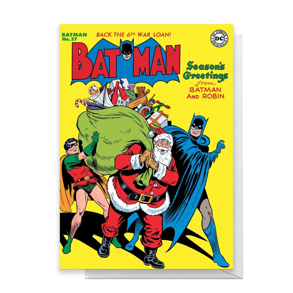 Batman Christmas Greetings Card - Standard Card Image 1