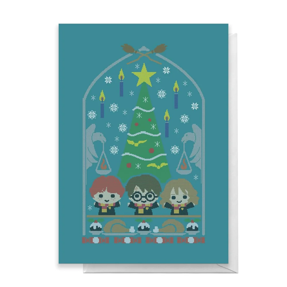 Harry Potter Trio Greetings Card - Standard Card Image 1