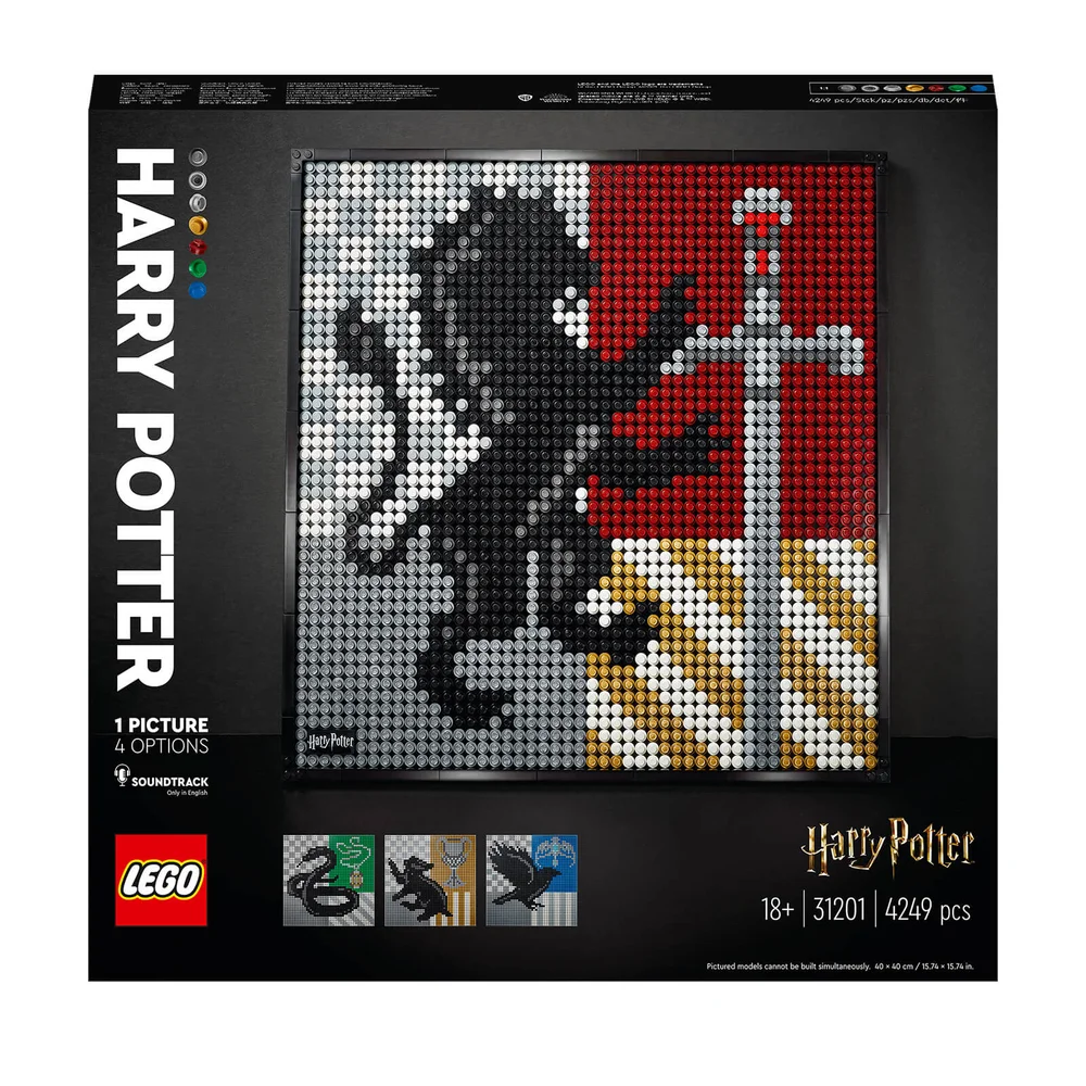 LEGO Art : Harry Potter Les blasons de Poudlard (31201) Image 1