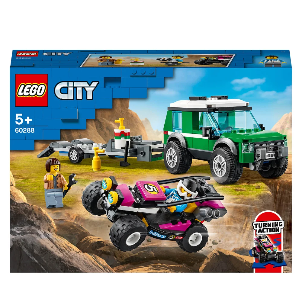 LEGO City : Le transport du buggy de course (60288) Image 1