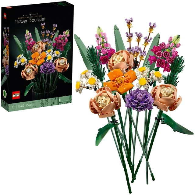 LEGO Icons Bouquet de fleurs, kit de décoration florale DIY (10280)