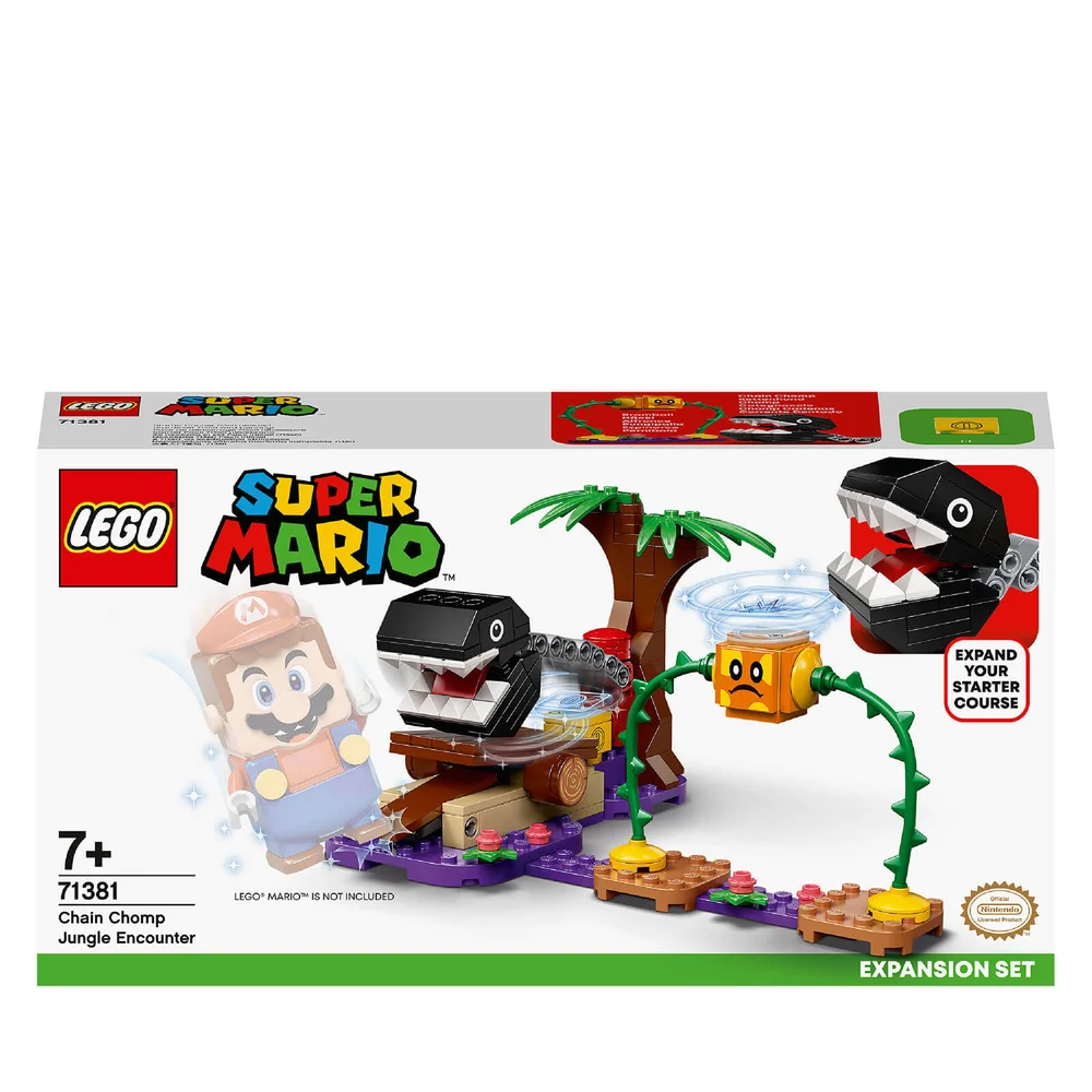 LEGO® Super Mario™: Ensemble d’extension La rencontre de Chomp dans la jungle (71381) Image 1