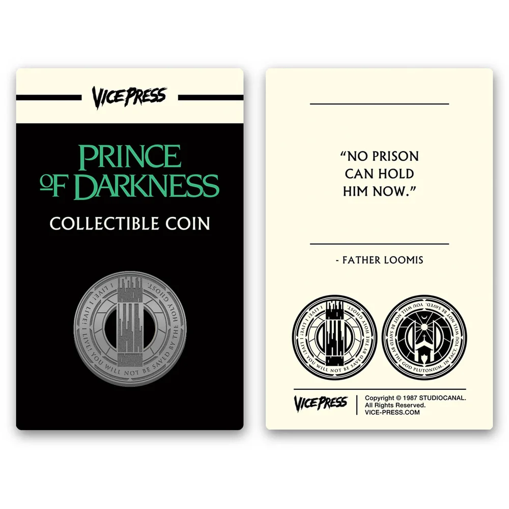 John Carpenter's - Prince of Darkness Pièce de collection argent en Édition limitée Image 1