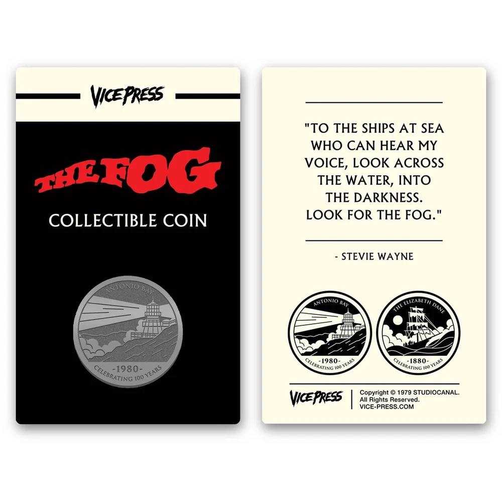 John Carpenter's - The Fog Pièce de collection argent en Édition limitée Image 1