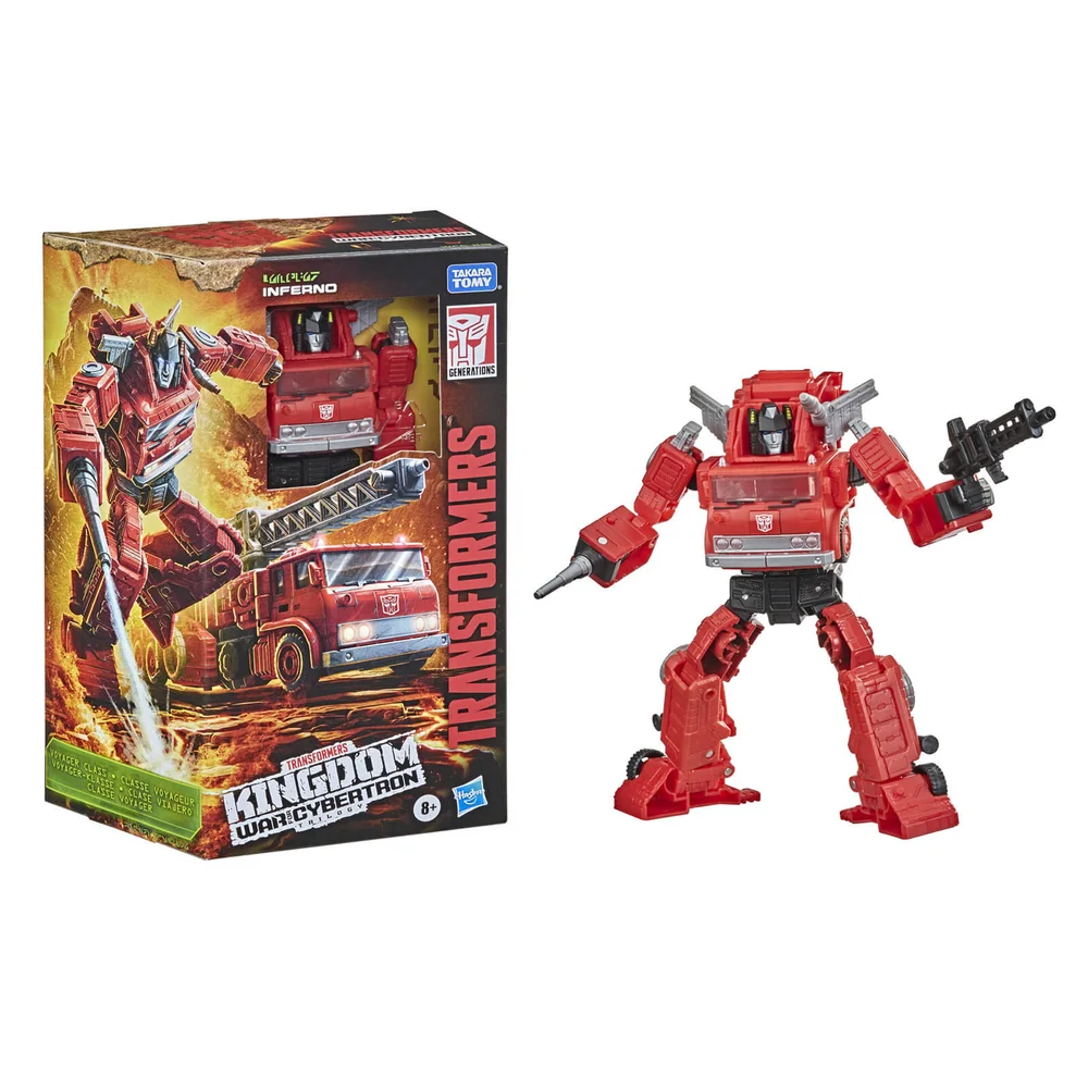 Hasbro Transformers Generations Guerre pour Cybertron : Kingdom Voyager WFC-K19 Figurine articulée Inferno Image 1