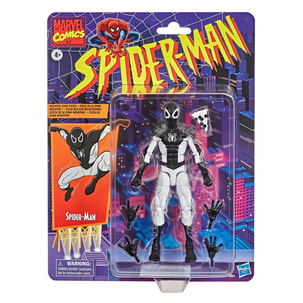 Hasbro Marvel Legends Spider-Man Vintage Collection Negative Suit Figurine Image 1