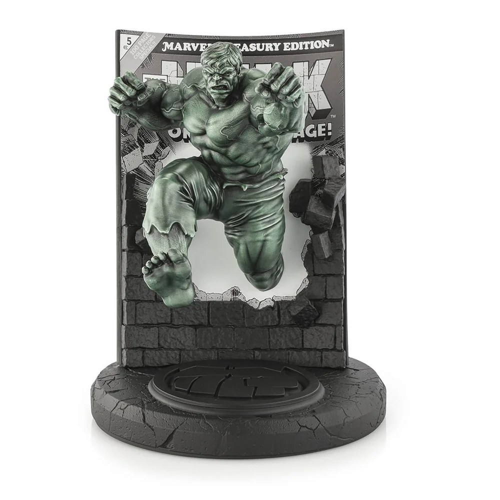 Royal Selangor Hulk Marvel Treasury Édition Statuette en Édition limitée Gamma Green Image 1