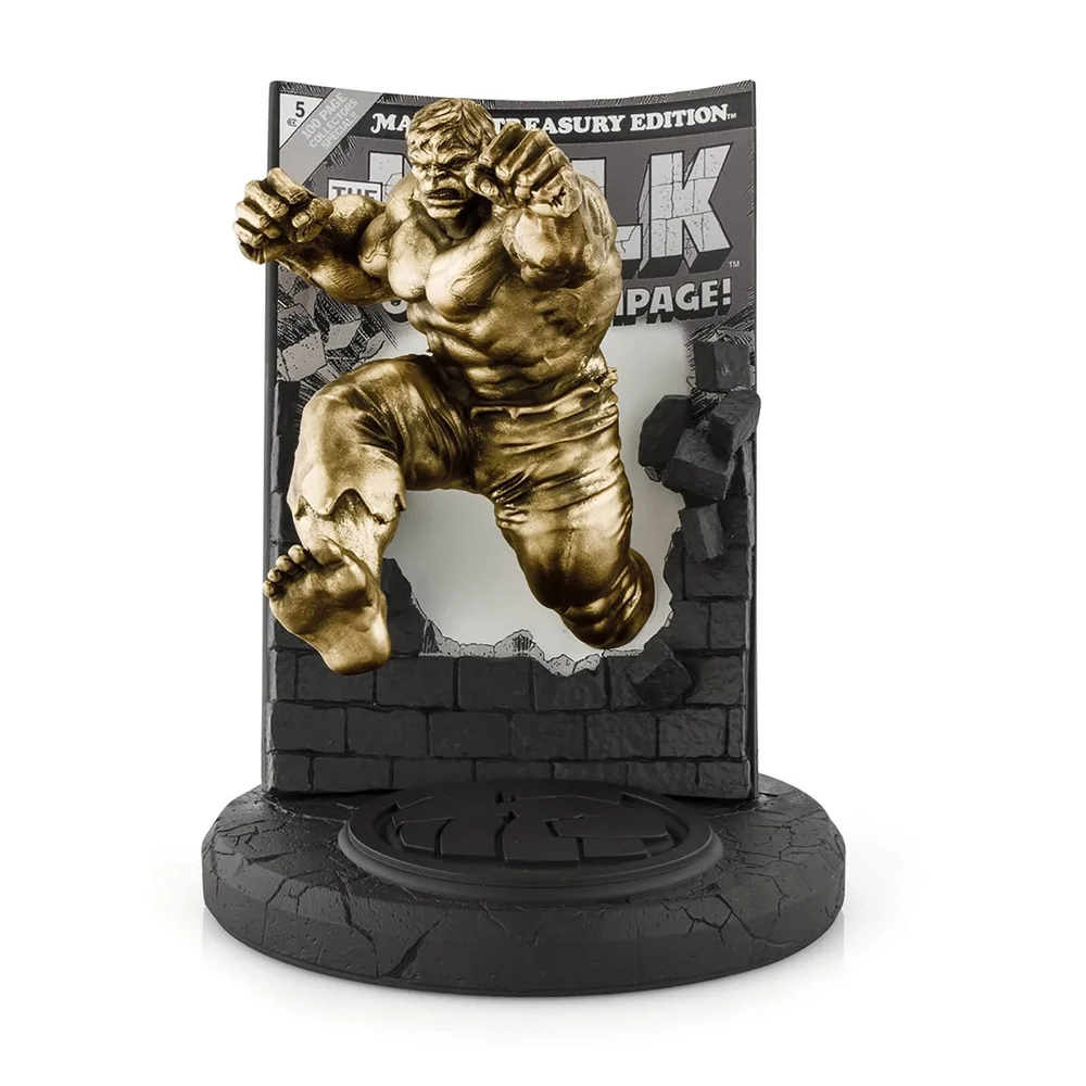Royal Selangor Hulk Marvel Treasury Statuette Édition or Limitée Image 1