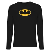 DC Justice League Core Batman Logo Unisex Long Sleeve T-Shirt - Black