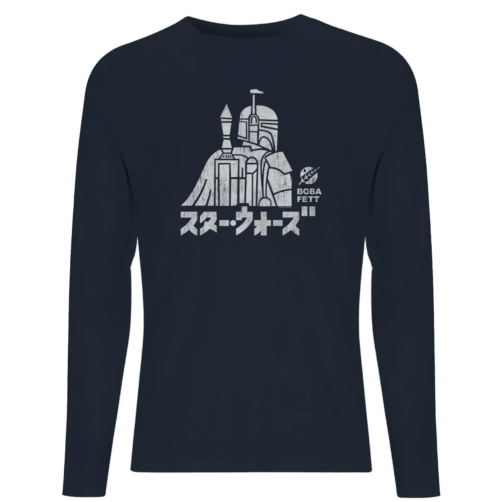 Star Wars Kana Boba Fett Unisex Long Sleeve T-Shirt - Navy - S Image 1