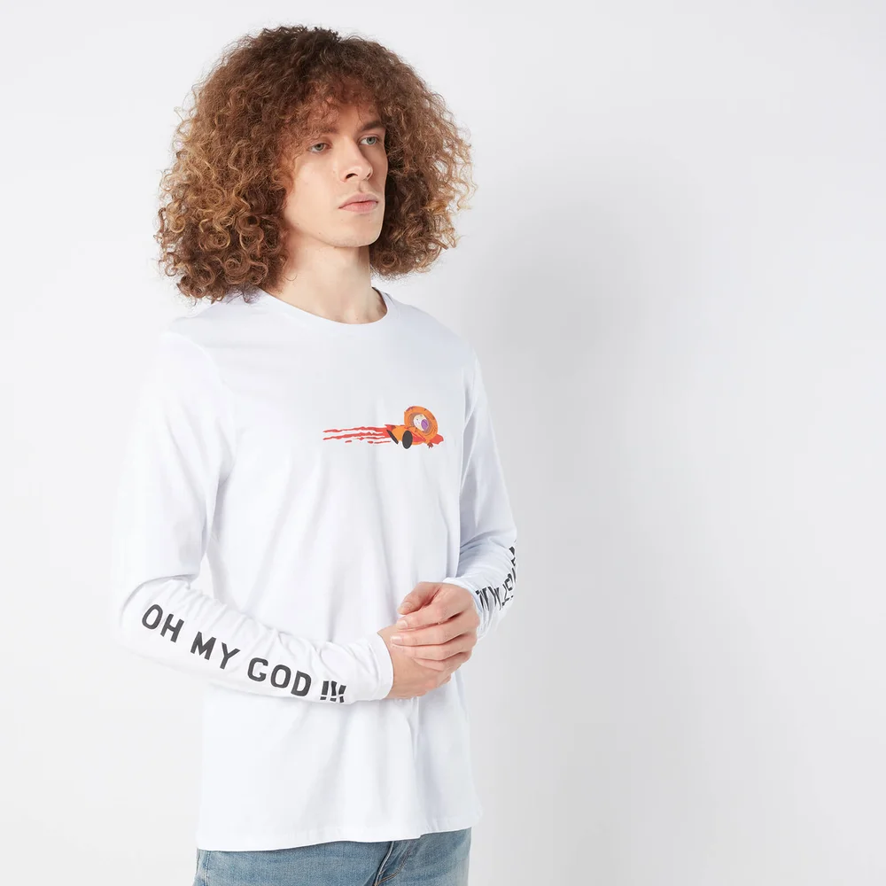 South Park Ils ont tué Kenny - T-Shirt à Manches Longues Unisexe - Blanc - S Image 1