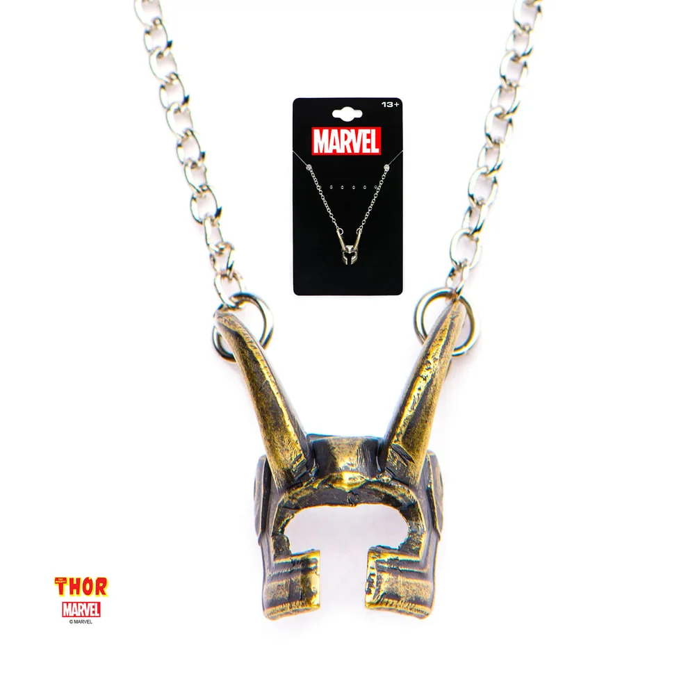 Marvel Collier pendentif casque Loki Image 1