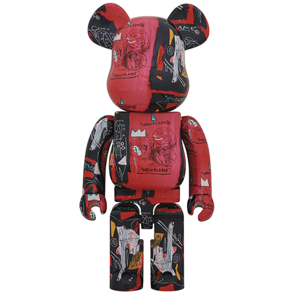 Medicom Andy Warhol X Basquiat 1000 % Be@rbrick Image 1