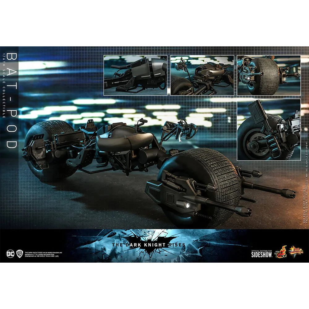Hot Toys Batman The Dark Knight Rises Figurine articulée échelle 1/6 Bat-Pod 59 cm Image 1