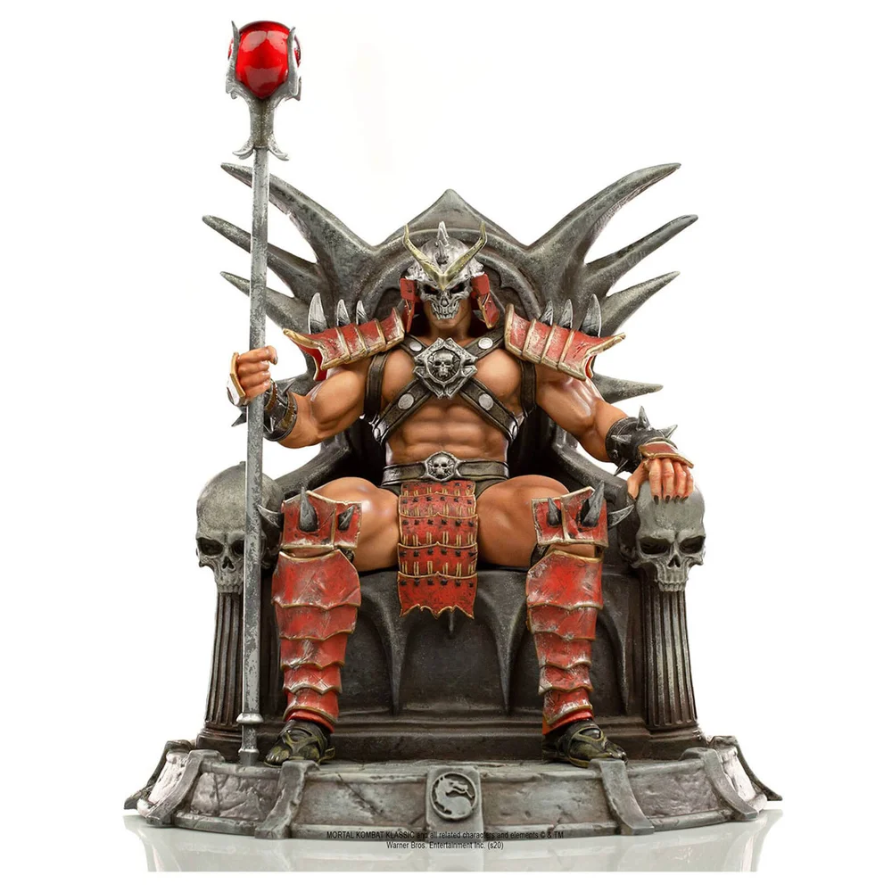 Iron Studios Mortal Kombat Deluxe BDS Statuette Échelle 1/10 Shao Khan 25 cm Image 1