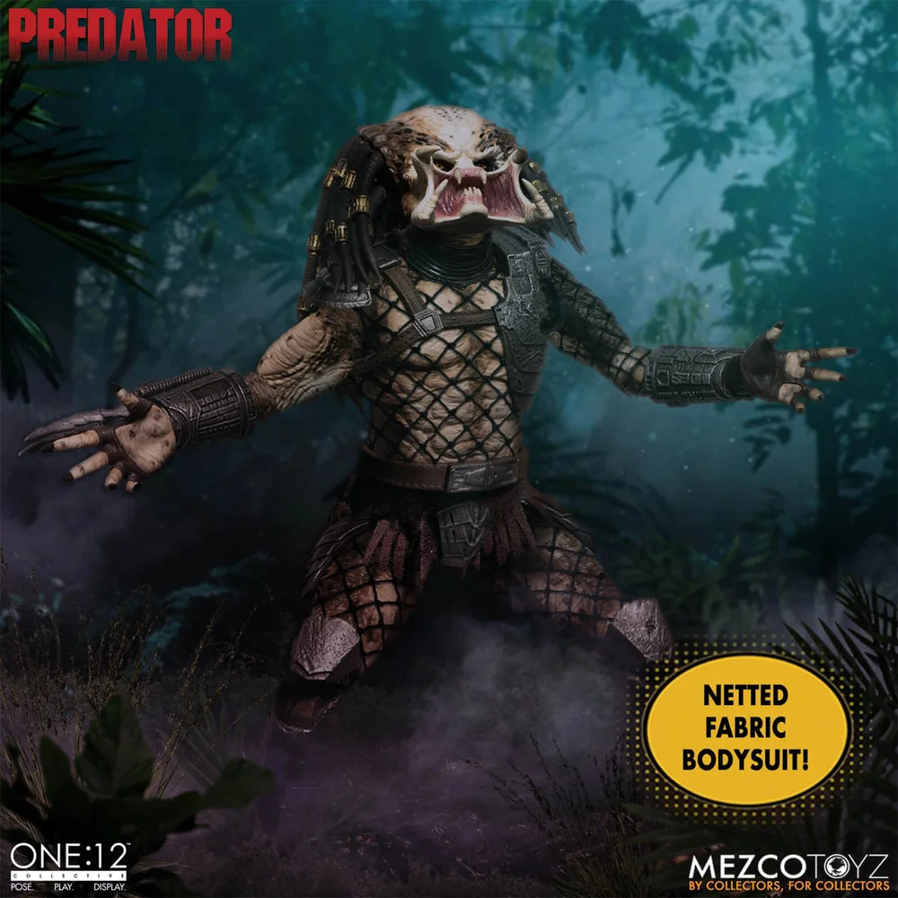 Mezco Figurine de Collection 1:12 Predator Image 1