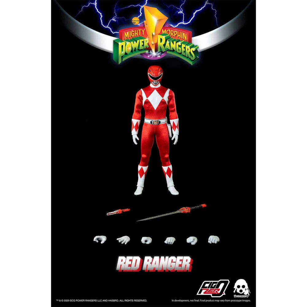 ThreeZero Power Rangers Figurine échelle 1:6 Ranger rouge Image 1