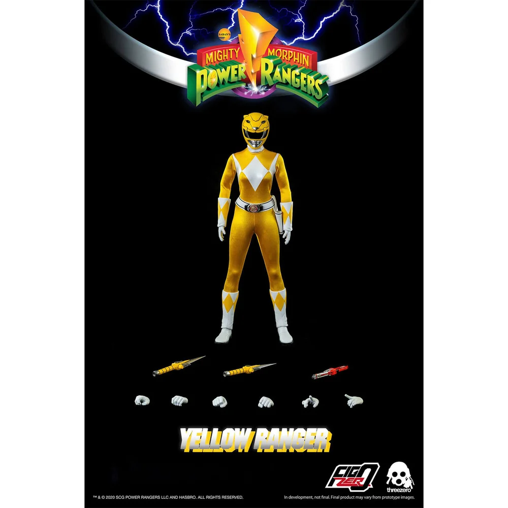 ThreeZero Power Rangers Figurine échelle 1:6 Ranger jaune Image 1