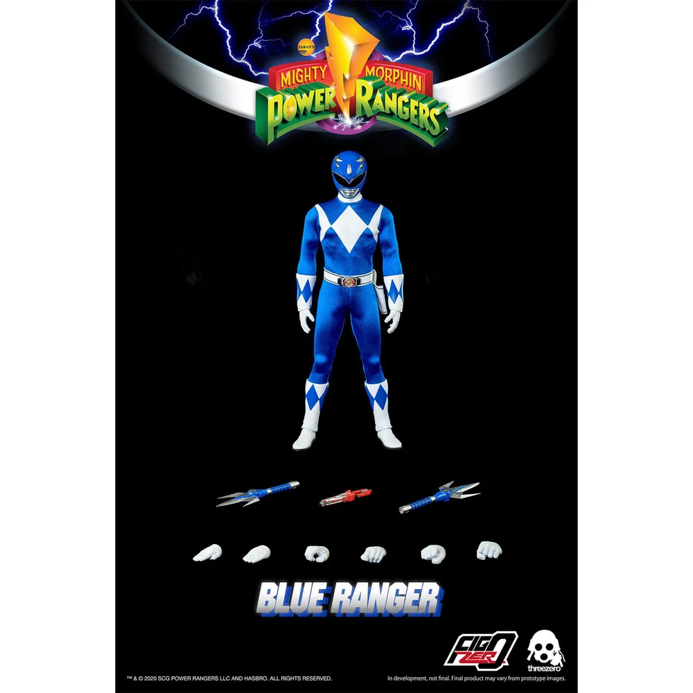 ThreeZero Power Rangers Figurine échelle 1:6 Ranger bleu Image 1