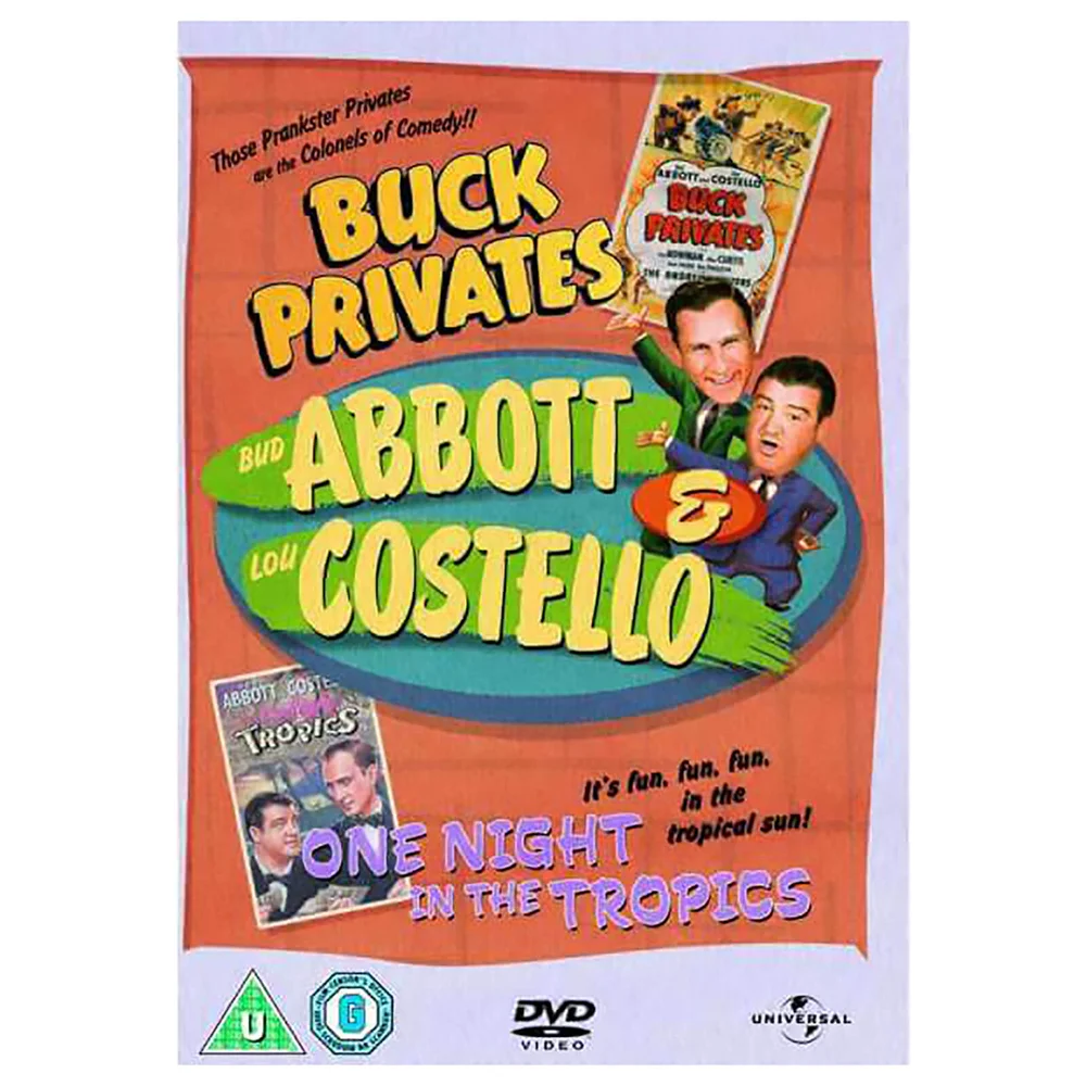 Abbott and Costello: Buck Privates / One Night in the Tropics Image 1