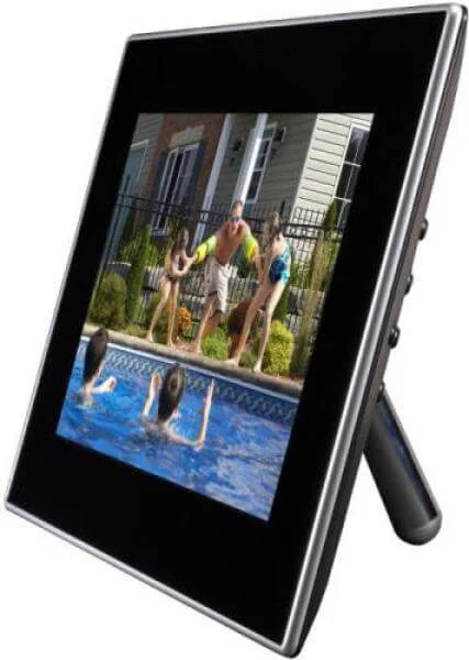 Linx Memoire 8 Inch Designer Digital Photo frame - Black Image 1