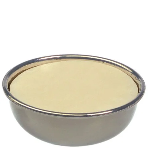 Savon à raser eShave avec tilleul dans un bol en nickel Image 1