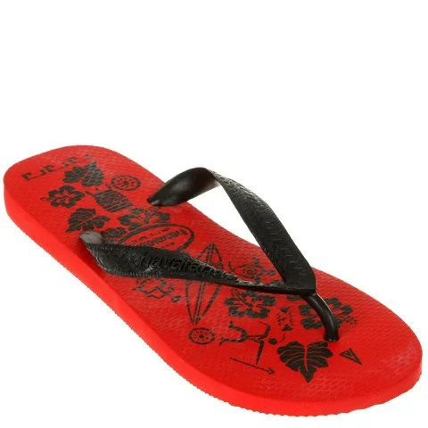 Havaianas Alamoana Flip Flops - Red - 11/12 - Rouge Image 1