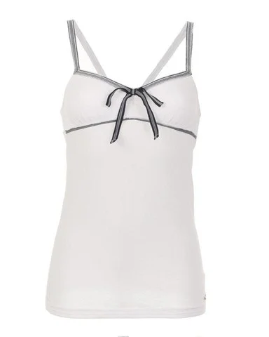 Hollister Women's Vest Top - White - XS - Blanc Image 1