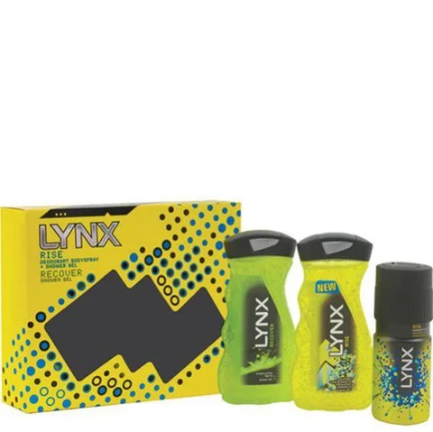Lynx Gift Set Deodorant Bodyspray & Shower Gel x2 Image 1